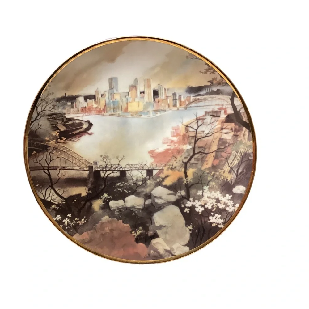 Pittsburgh Renaissance Collector Plate by Nat Youngblood EUC - Picture 5 of 8